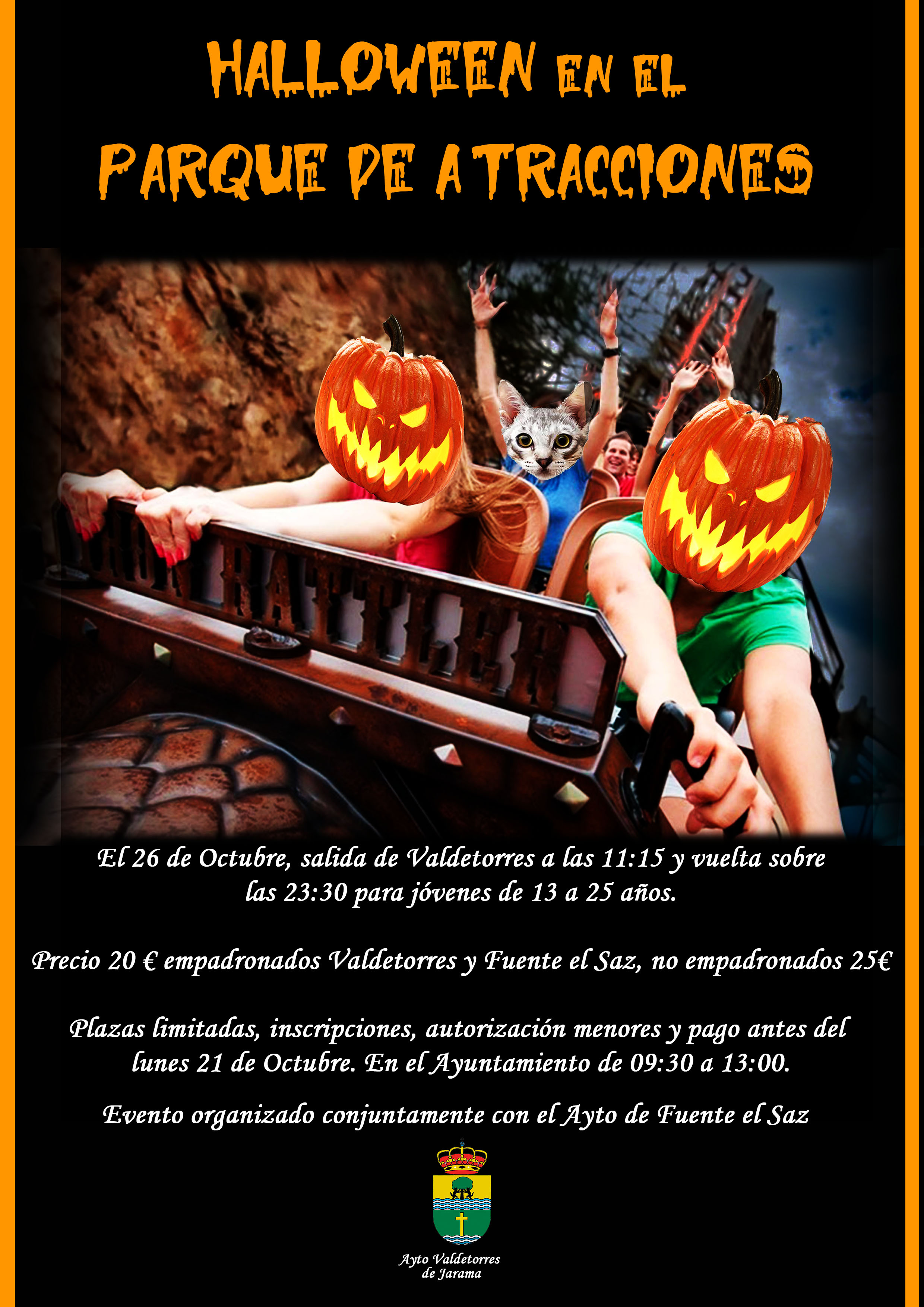 parque de atracciones halloween